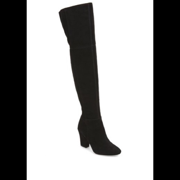 Louise et Cie: Black suede thigh high boots! - Picture 1 of 3